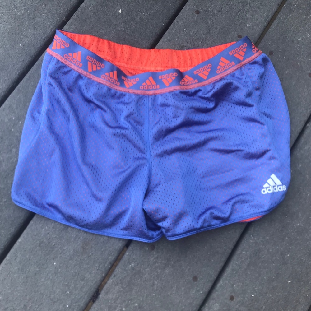 Reversible Adidas Shorts💙🧡